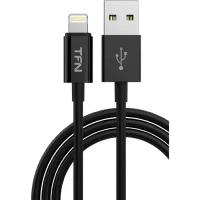 Data-кабели TFN Кабель TFN, Lightning - USB, 2.4 А, 1 м, TPE, черный