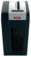 Шредер Rexel Secure MC6-SL черный (секр.P-5)/перекрестный/6лист./18лтр./скрепки/скобы