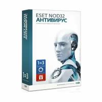 Антивирус ESET NOD32 Anti-Virus Базовая защита 3 ПК 12 мес