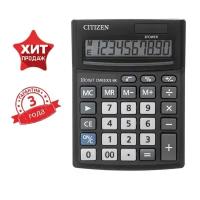 Калькулятор настольный 10-разрядный, Citizen Business Line CMB1001-BK, двойное питание, 103 х 138 х 24 мм, черный