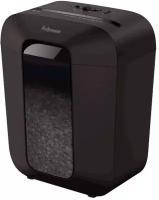 Шредер Fellowes PowerShred LX41 черный (секр.P-4)/перекрестный/8лист./17лтр./скрепки/скобы/пл.карты