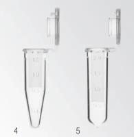 Микропробирки TreffLab Nolato 96.09329.9.01к, Пробирки микроцентрифужные 2 мл, LoTrace® DNA, крышка с защелкиванием ClickFit плоская, полипропилен, прозрачные, 16*500 шт/кор