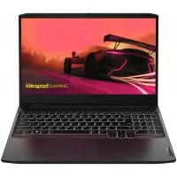 Ноутбук 15.6 Lenovo IP Gaming 3 15ACH6 (IPS. AMD Ryzen 5 5600H 3.3ГГц. 8ГБ. 256ГБ SSD. NVIDIA GeForce RTX 3050 - 4096 Мб. noOS. 82K201D1RK. черный)