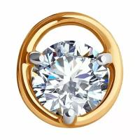 Подвеска DIAMANT-ONLINE арт. 293541 золотая с фианитом