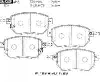 (sumitomo-яп.) колодки тормозные Advics / Sumitomo SN928P