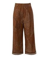 брюки ALYSI 102138 коричневый+принт 46