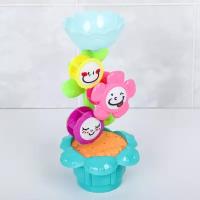 Игрушки для купания Без бренда Игрушка - мельница для игры в ванной «Забавный цветочек»