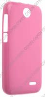Чехол силиконовый для HTC Desire 310 Dual Sim TPU (Розовый Матовый)