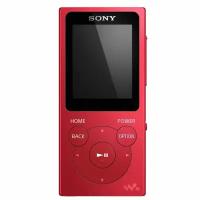 MP3-плеер Sony Walkman 8GB NWZ-E394R красный (NWE394R. CEW)