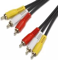 Кабель 3RCA(M)-3RCA(M) 3м (Черный)