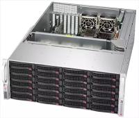 Supermicro Серверная платформа Supermicro SuperStorage 4U Server 640P-E1CR24H noCPU(2)3rd Gen Xeon Scalable/TDP 120-270W/no DIMM(16)/ 3908Lcontroller HDD(24)LFF+ opt. 2SFF/ 2x10Gbe/ 4xLP/ 2x1200W