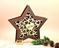 Новогоднее украшение Рождественская звезда Для тебя Детская Логика