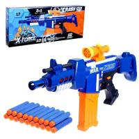 Детское оружие с мягкими пулями WOOW TOYS Автоматический бластер CRASH GUN, стреляет мягкими пульками