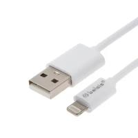 Data-кабели Belsis Кабель Belsis BS3015, Lightning - USB, 2 А, 0.95 м, PVC оплетка, белый