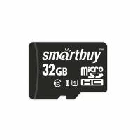 Карта памяти MicroSD 32GB Class 10 SmartBuy+SD адаптер LE
