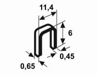 Скобы Rapid 53/6 (1,2М) для строительного степлера, тип 53