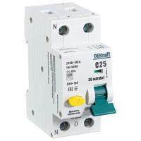 Дифавтомат 2Р 25А C 30мА 6кА ДИФ-103 2мод Schneider Electric DEKraft