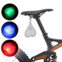Силиконовый задний велосипедный фонарь Сердце Led