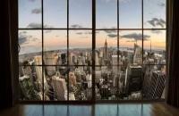 Фотообои Вид из окна на Нью Йорк 275x426 (ВхШ), бесшовные, флизелиновые, MasterFresok арт 9-813