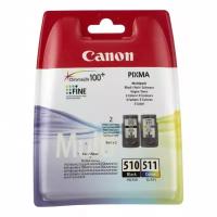 Картридж струйный Canon PG-510/CL-511 2970B010 многоцветный/черный набор для Canon 240/260/280/480/4