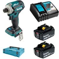 Аккумуляторный ударный винтовёрт Makita DTD172RMJ (18V, 2x4.0Ah, Li-Ion, MakPac)