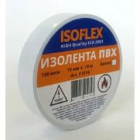 Изолента ПВХ 15/10 белая, 130мкм, F1515 ISOFLEX 600758