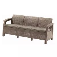 Диван садовый Keter Corfu II Love Seat Max cappuccino