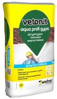 Вебер.ветонит Аква Профи Гипс штукатурка гипсовая влагостойкая (30кг)