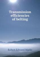 Transmission efficiencies of belting