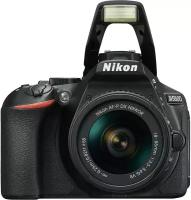 Зеркальный фотоаппарат Nikon D5600 Kit 18-55 VR, черный