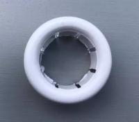 Обрамление перелива 24,4 мм., декоративное, белое кольцо для умывальника