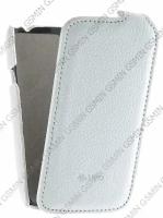 Кожаный чехол для HTC Desire V / Desire X Sipo Premium Leather Case - V-Series (Белый)