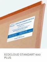 Звукоизоляционная панель Ecocloud Standart Plus 1200*600*22 мм (0,72 м2), с кварцевым наполнителем