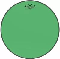 REMO BE-0316-CT-GN Emperor Colortone Green Drumhead 16 цветной двухслойный прозрачный пластик з