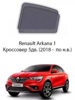 Каркасные автошторки на задние окна Renault Arkana 1 Кроссовер 5дв. (2018 - по н.в.)