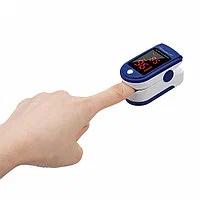 Пульсоксиметр на палец для измерений пульса и кислорода в крови Fingertip Pulse Oximeter