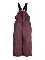 Полукомбинезон зимний детский зимние брюки штаны зима для девочки, размер 122