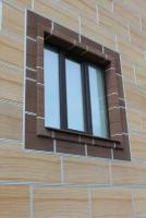 Фасадная термопанель с гибким камнем для утепления и облицовки фасада дома 1000х600х50мм