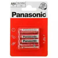 Батарейка Panasonic R03 AAA Zinc Carbon 1.5V (4шт в блистере)