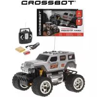 Джип на радиоуправлении CROSSBOT 870610 Монстр трак Спорт серый