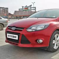 Бампер передний в цвет кузова Ford Focus 3 NDTA - COLORADO RED - Красный