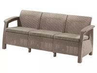 Софа Keter Corfu Love Seat Max Cappuccino 227641