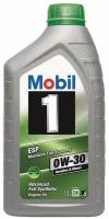 Синтетическое моторное масло Mobil 1 ESP 0W-30, 1 л