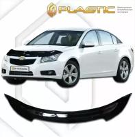 Дефлектор капота для Chevrolet Cruze седан 2009-н.в. Classic черный