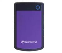 Внешний жесткий диск Transcend StoreJet 25H3, 1 ТБ, USB 3.1 Gen 1 (TS1TSJ25H3P) фиолетовый