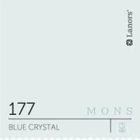 Краска для ванной и кухни матовая Lanors Mons Eggshell в цвете 177 Blue Crystal / Голубой кристалл 2,5 л (на 37-42 кв.м в 1 слой, водоэмульсионная, акриловая, моющаяся, для стен и потолка) матовая