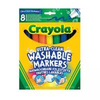 Смываемые фломастеры Crayola Супер чисто с толстым наконечником, 8 шт