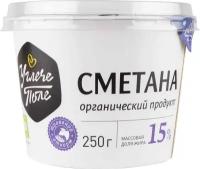 Сметана Углече Поле органическая 15%