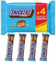 Батончик шоколадный Snickers Криспер Мультипак