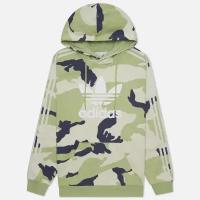 Мужская толстовка adidas Originals Graphics Camo Hoodie зелёный, Размер L